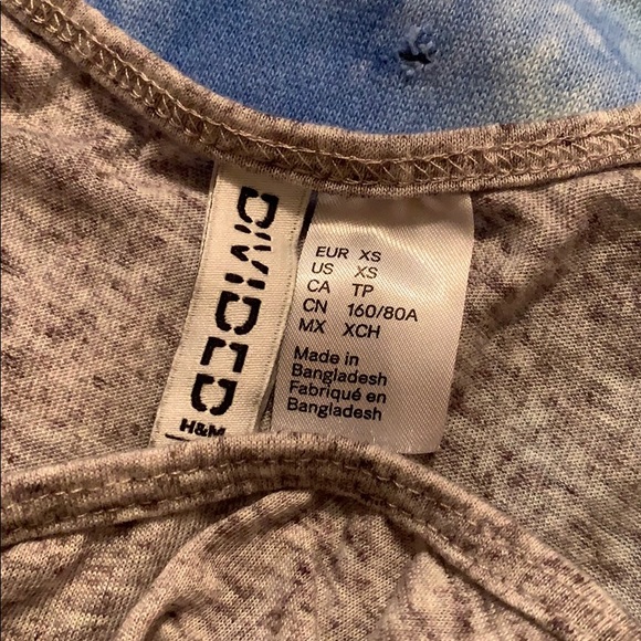 H&M DIVIDED heathered gray romper - Picture 2 of 2